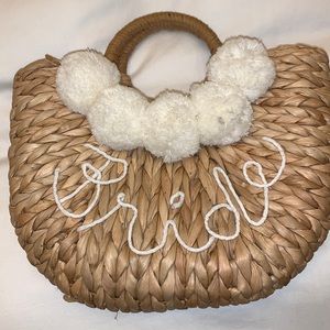 Bride Straw Purse